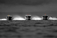 Black & White Speedboat D1643-023bw
